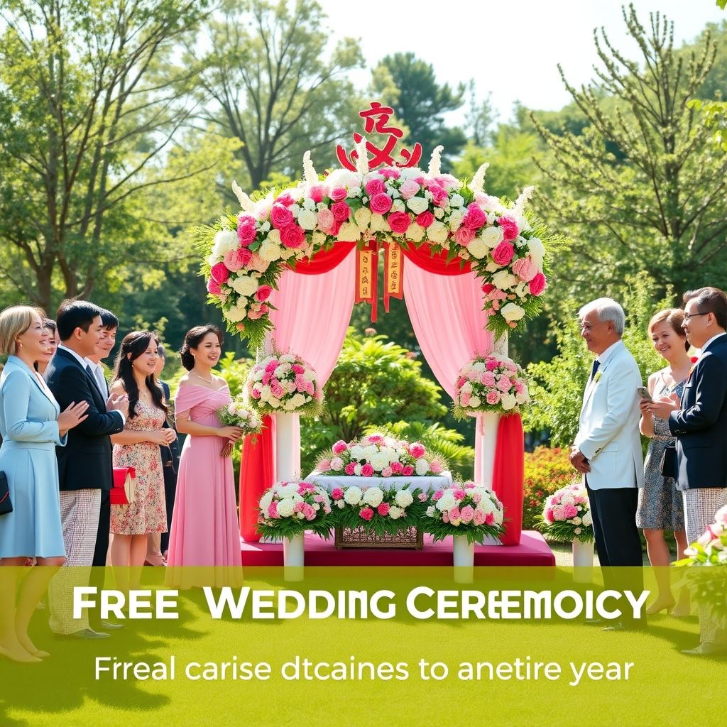 ฤกษ์ดีแต่งงาน ฟรี! ตลอดปีนี้